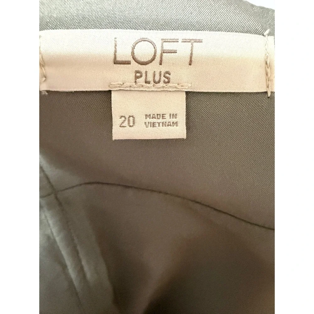 LOFT Plus Metallic Party‎ Ready Skirt Women 20 Elegant Chic Sophisticated Modern